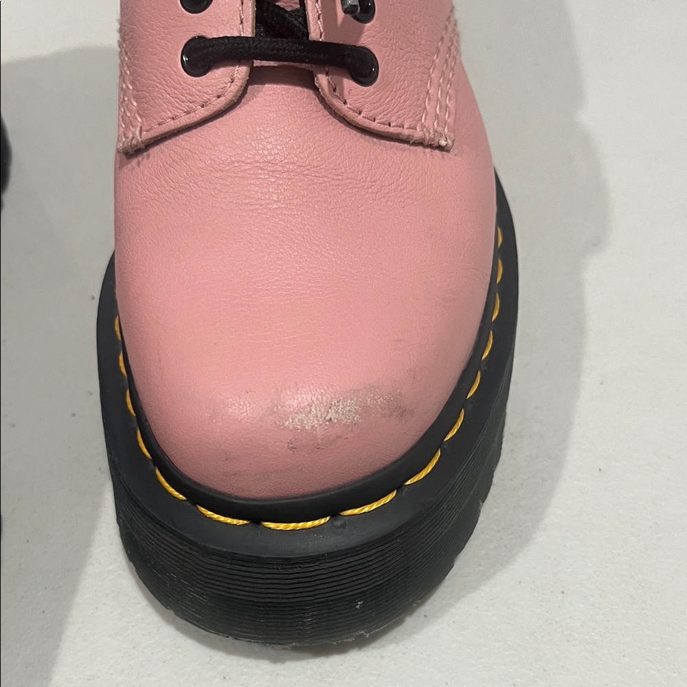 Dr. Martens Pink Platform Shoes - Picture 4 of 5